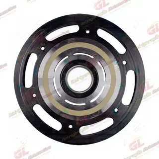 Polia Do Compressor Sanden 7H15 Caminhão Volvo 8PK 180mm