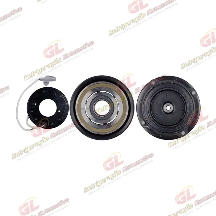 Conjunto de Embreagem do Compressor Denso 10S15 Trator TM/ New Holland / Toyota Hilux - 12 Volts Polia 7pk 124mm — foto 4