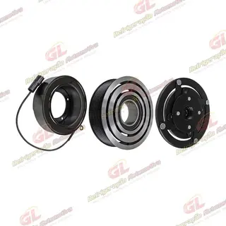 Conjunto de Embreagem do Compressor Denso 10P15 Caminhão Mercedes Benz Accelo/ Axor 2638/ Volkswagen Constellation - 24 Volts Polia 8pk 123mm