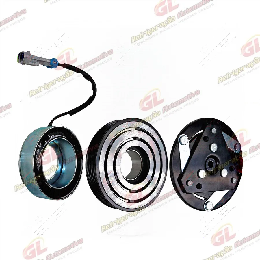 Conjunto de Embreagem do Compressor Modelo Mahle RC.600.110 Chevrolet Celta/ Prisma 2009> - 12 Volts Polia 5pk 114mm