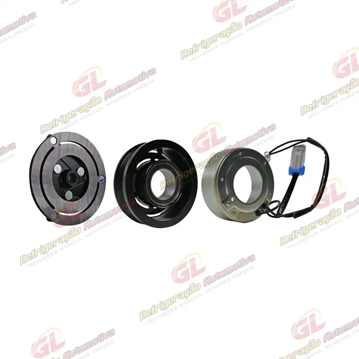 Conjunto de Embreagem do Compressor RC.600.064 Scroll Chevrolet Tracker/ Spin/ Onix/ Sonic 1.6/ Cobalt 1.8 - 12 Volts Polia 5pk 103mm — foto 5