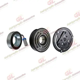Conjunto de Embreagem do Compressor Original Scroll Chevrolet Prisma 2013 Até 2019 / Spin/Onix 2013> / Cobalt 2012> - 12 Volts Polia 5pk 103mm