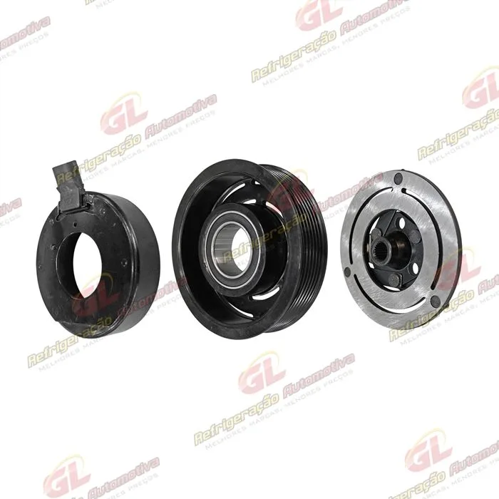 Conjunto de Embreagem do Compressor CVC Delphi 20069 Renault Megane 2.0 - 12 Volts Polia 7pk 119mm — foto 2