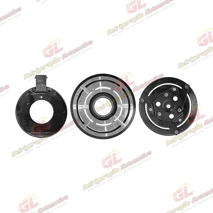 Conjunto de Embreagem do Compressor CVC Delphi 20069 Renault Megane 2.0 - 12 Volts Polia 7pk 119mm — foto 3