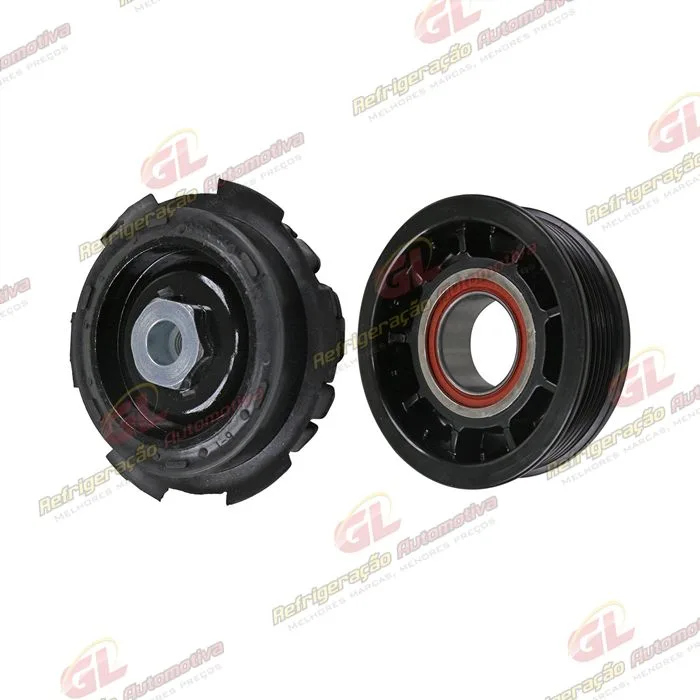 Conjunto de Embreagem do Compressor Denso Volkswagen Amarok Diesel - 12 Volts Polia 6pk 100mm — foto 3
