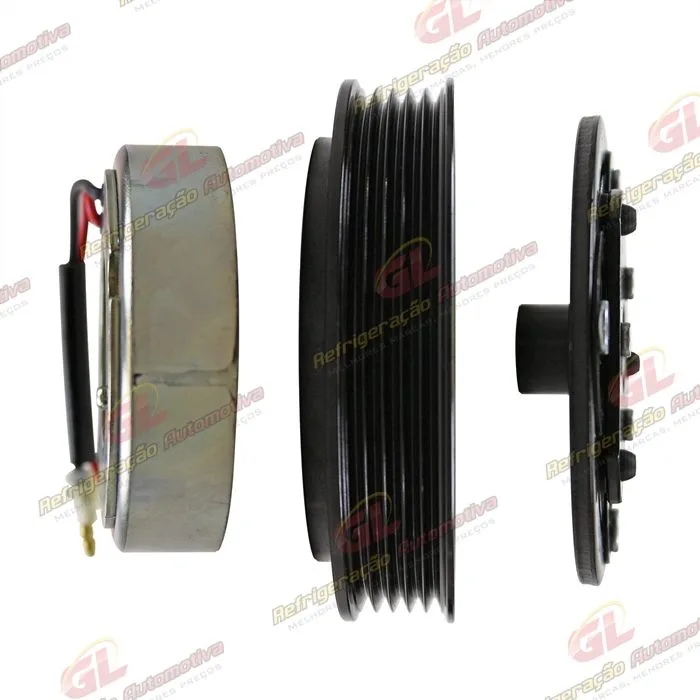 Conjunto de Embreagem do Compressor Calsonic Fiat Uno / Palio / Novo Uno 12 Volts Polia 5pk 119mm — foto 5