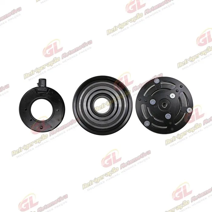 Conjunto de Embreagem do Compressor Denso Scroll Fiat Palio / Uno Fire 12 Volts Polia 5pk 120mm — foto 3