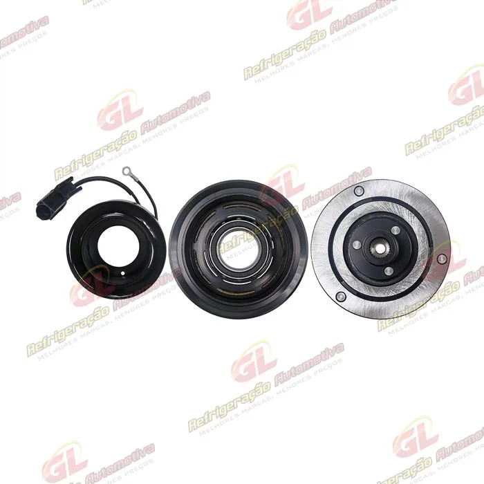 Conjunto de Embreagem do Compressor DF11 Hyundai HB20 Motor 1.0 - 12 Volts Polia 5pk 123mm — foto 4