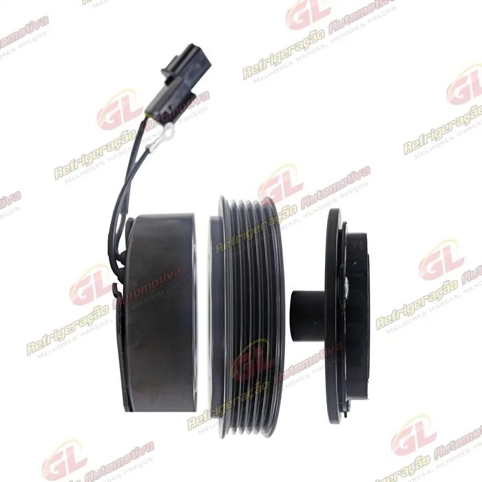 Conjunto de Embreagem do Compressor DF11 Hyundai HB20 Motor 1.0 - 12 Volts Polia 5pk 123mm — foto 5
