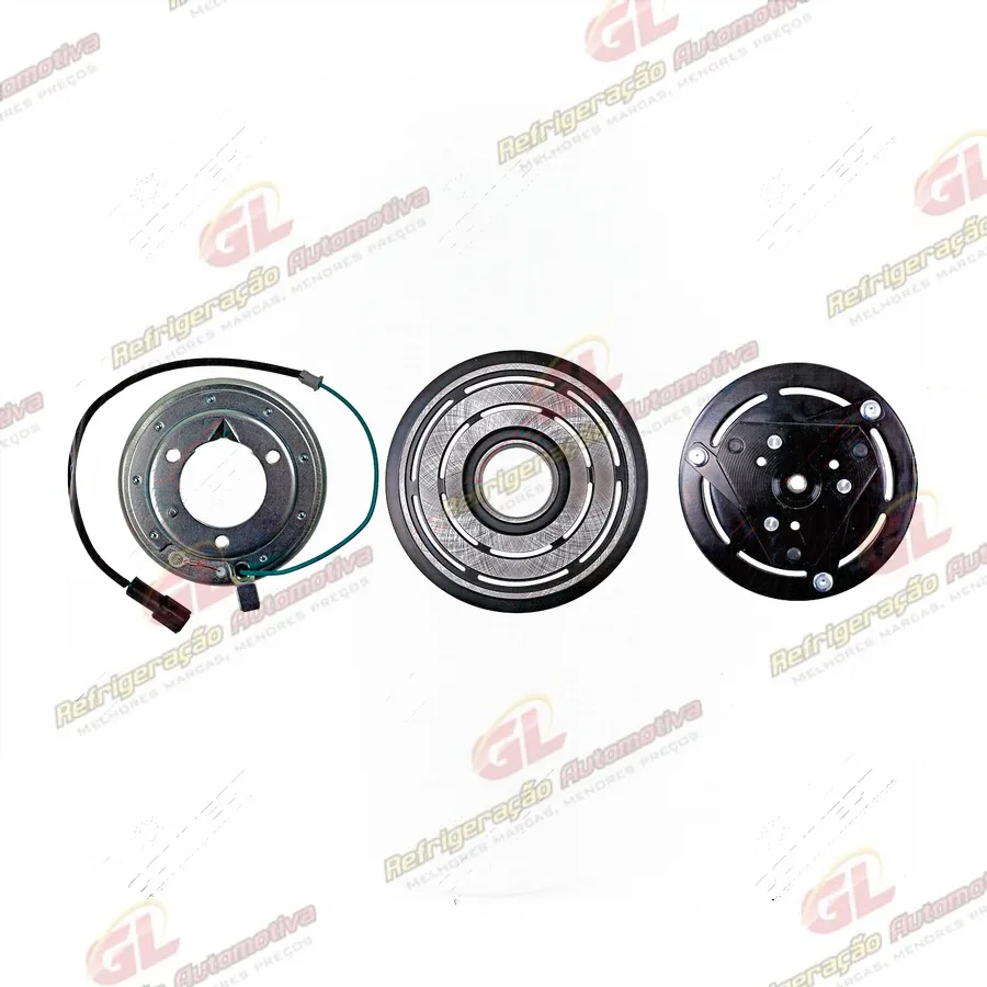 Conjunto de Embreagem do Compressor Valeo DSK-15DS Caminhão Volkswagen Constellation - 24 Volts Polia 8pk