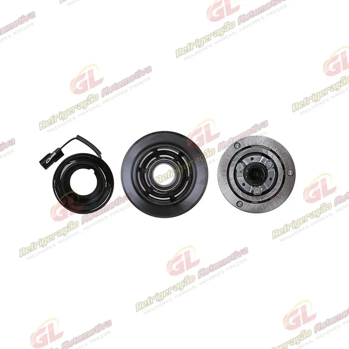 Conjunto de Embreagem do Compressor Renault Kwid (Para Compressor Original) - 12 Volts Polia 3pk 132mm — foto 4