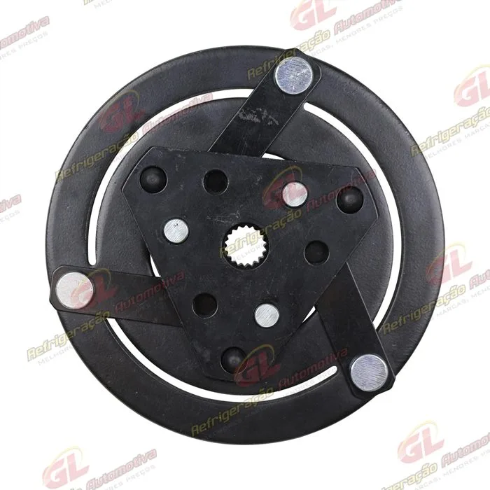 Embreagem do Compressor Scroll Chevrolet Tracker / Spin / Onix / Sonic 1.8 / Cobalt 1.8 Eixo Estriado