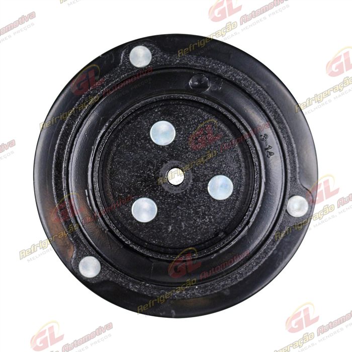 Embreagem do Compressor Original Chevrolet Trailblazer 2013 Até 2020 Eixo Estriado