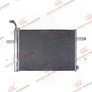 Condensador Volkswagen Polo/ Fox 2003>/ Gol/ Voyage/ Saveiro Fluxo Paralelo Original - Sistema DELPHI OEM: 5Z0820411C