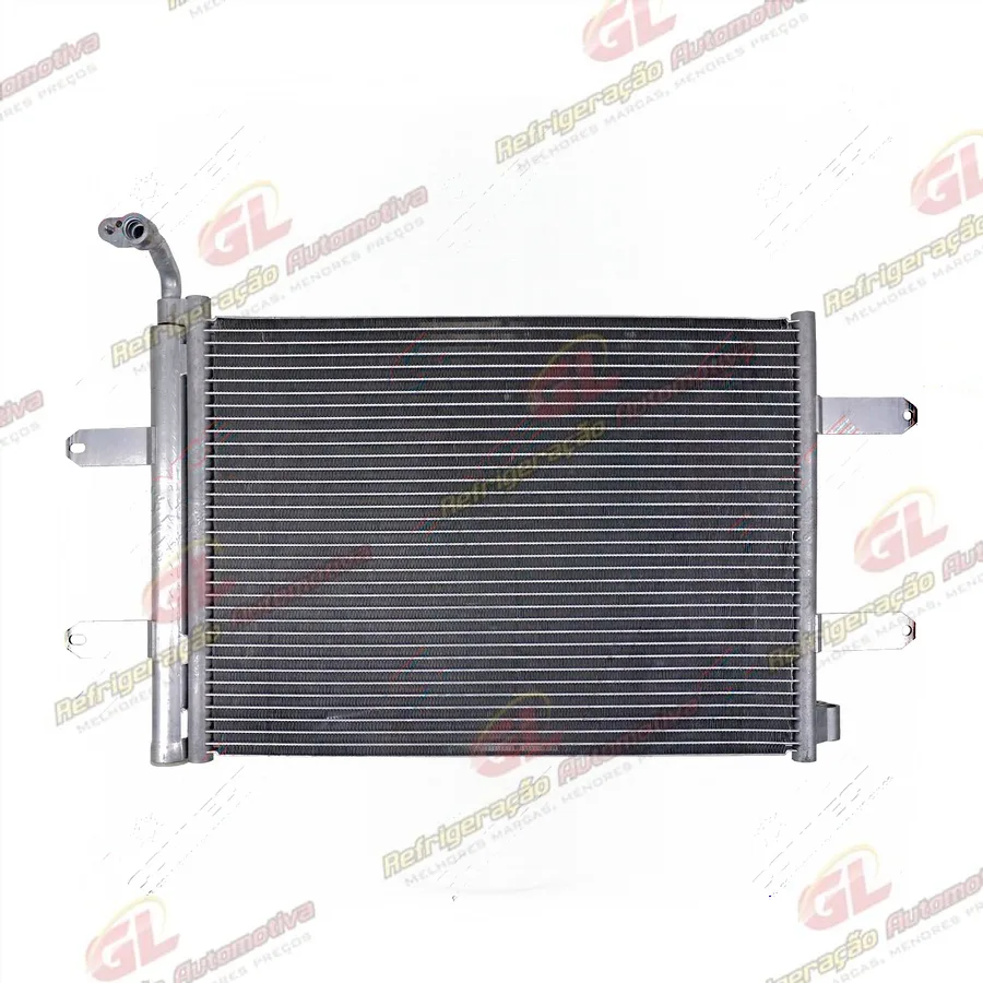 Condensador Volkswagen Polo/ Fox 2003>/ Gol/ Voyage/ Saveiro Fluxo Paralelo Original - Sistema DELPHI OEM: 5Z0820411C