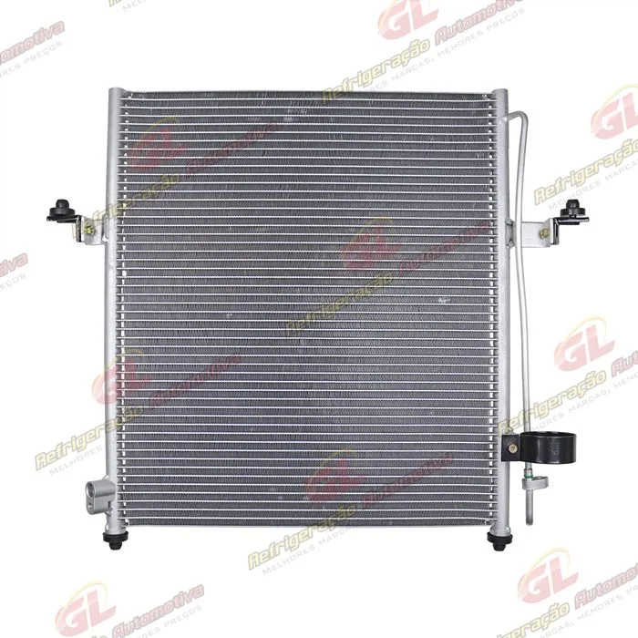 Condensador Mitsubishi L200 Triton HPE Gasolina V6 / Diesel 2007 Até 2011 / Pajero Dakar Fluxo Paralelo OEM: MN123642