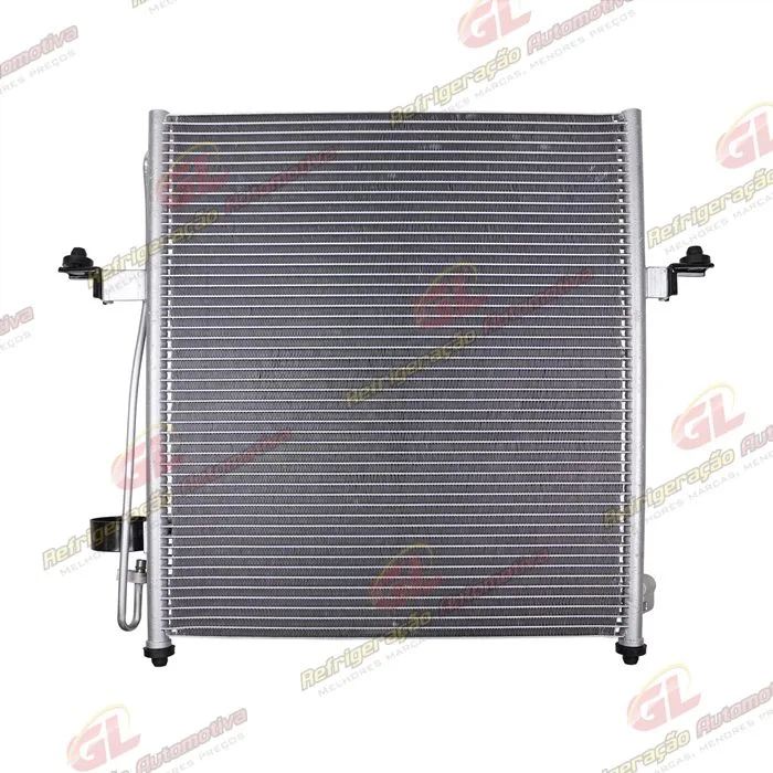 Condensador Mitsubishi L200 Triton HPE Gasolina V6 / Diesel 2007 Até 2011 / Pajero Dakar Fluxo Paralelo OEM: MN123642 — foto 4