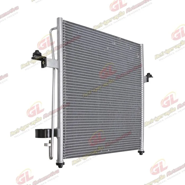 Condensador Mitsubishi L200 Triton HPE Gasolina V6 / Diesel 2007 Até 2011 / Pajero Dakar Fluxo Paralelo OEM: MN123642 — foto 6