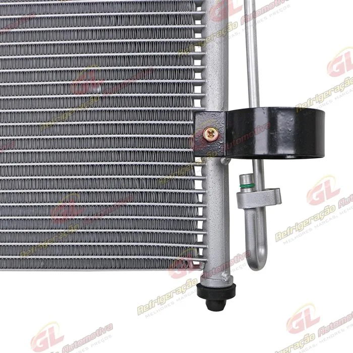 Condensador Mitsubishi L200 Triton HPE Gasolina V6 / Diesel 2007 Até 2011 / Pajero Dakar Fluxo Paralelo OEM: MN123642 — foto 8