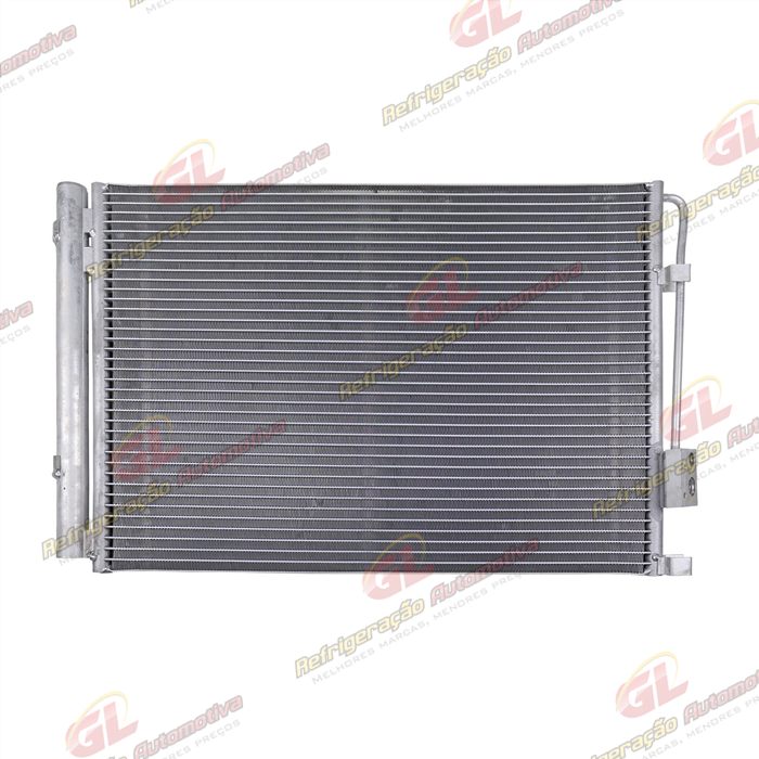 Condensador Hyundai HB20 1.0/1.6 Motor 3 Cilindros GDI 2020> Fluxo Paralelo OEM: 97606R1000/ 97606R1400