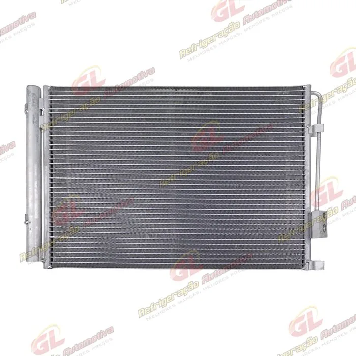 Condensador Hyundai HB20 1.0/1.6 Motor 3 Cilindros GDI 2020> Fluxo Paralelo OEM: 97606R1000/ 97606R1400