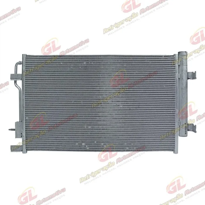 Condensador Chevrolet Cobalt / Prisma / Spin Após 08/2017> / Onix Mês 07/2016 Até 2018 Fluxo Paralelo OEM: 52083727 / 16479564