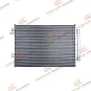 Condensador Fiat Novo Uno 2017> / Mobi 2017>/ Strada 2019> Sistema Denso Fluxo Paralelo OEM: 52033773
