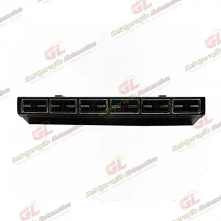 Caixa Evaporadora Universal Micro-Bus com Válvula Block 6 Difusores 2 Motores 3 Velocidades - 12 Volts com Painel 32000 BTUS