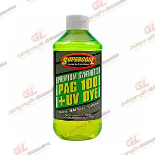 Óleo para Compressor R134a PAG 100 com Contraste Supercool 237ml