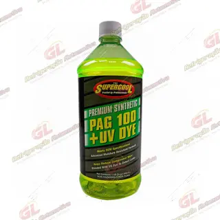 Óleo para Compressor R134a PAG 100 com Contraste Supercool 946 ml